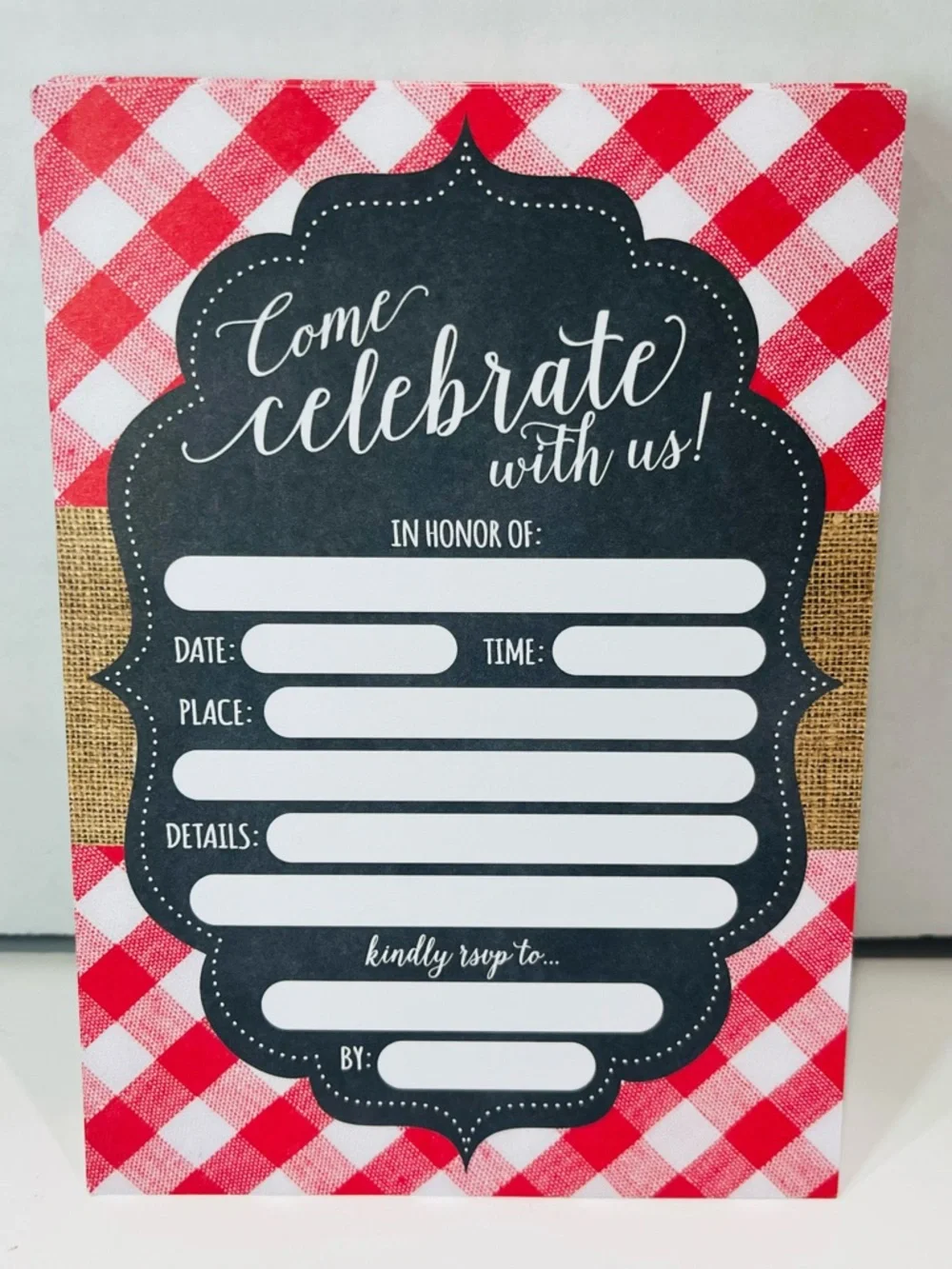 50 Come Celebrate With Us Invitations Fill In Cards Summer Party Invitations 7x5